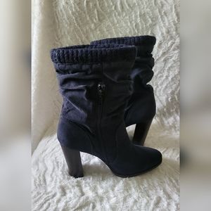 JustFab, Ingrid Boot, 8, Navy